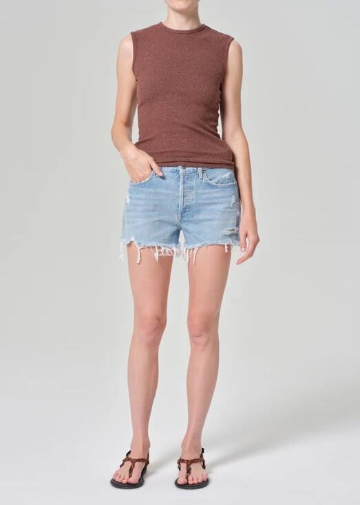Agolde Pants - AGOLDE Parker High Rise Cutoff Shorts Swapmeet Size 28